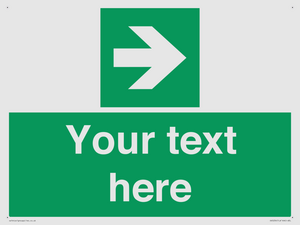 Custom Arrow Right Sign